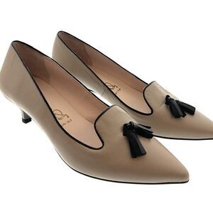 Damaged/Store Return Bailarinas Susan Dune Nude Classic Kitten Heel Pumps Size 6